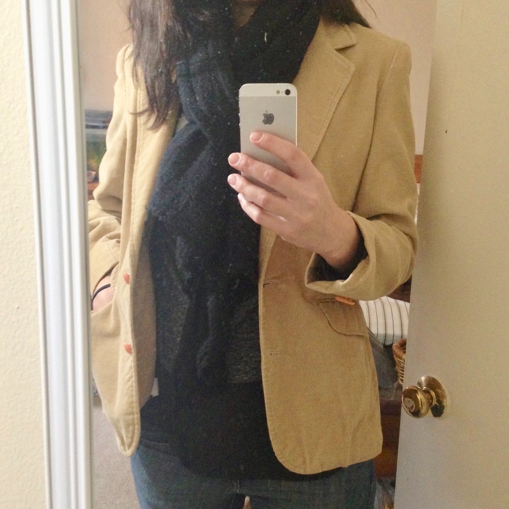 OSCAR DE LA RENTA Vintage Corduroy Jacket Size 9/10
